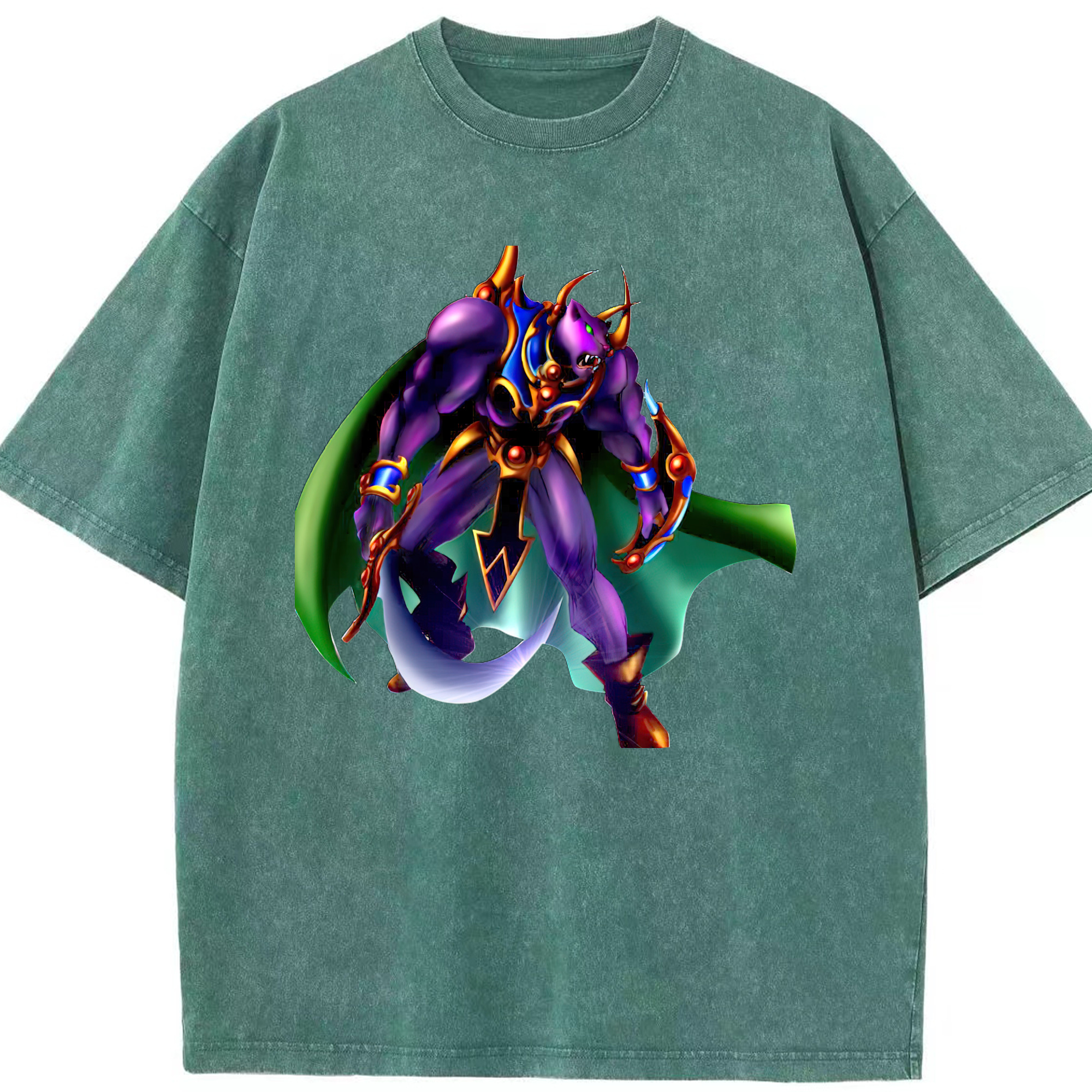 （画像用） 遊☆戯☆王 Yu-Gi-Oh! 綿100% ヴィンテージ風 半袖Tシャツ（フロントプリント）